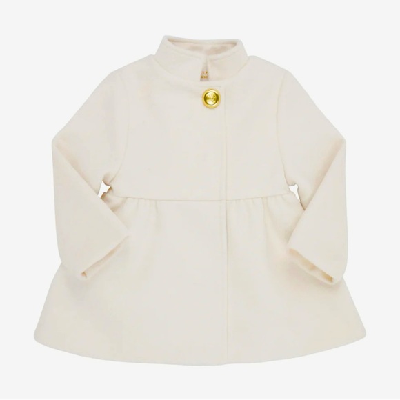 Beaufort Bonnet Company Pea Coat Girl’s 3T Palmetto Pearl Pink Lined Snap Close - Picture 3 of 7